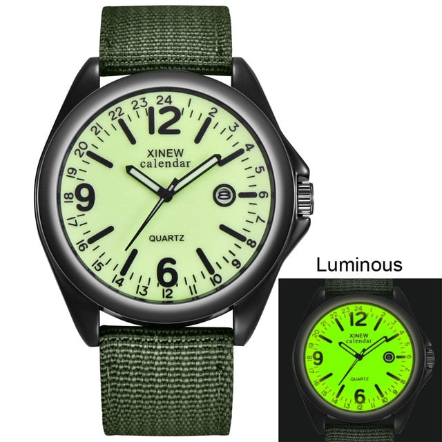 Top Brands Men Luminous Watches Military